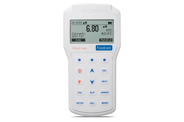Máy đo pH và nhiệt độ trong sữa Hanna HI98162