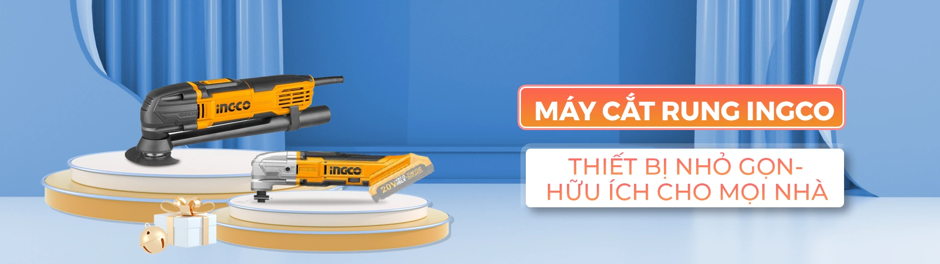 Máy cắt rung INGCO - Thiết bị nhỏ gọn, hữu dụng cho mọi nhà Máy cắt rung INGCO - Thiết bị nhỏ gọn, hữu dụng cho mọi nhà