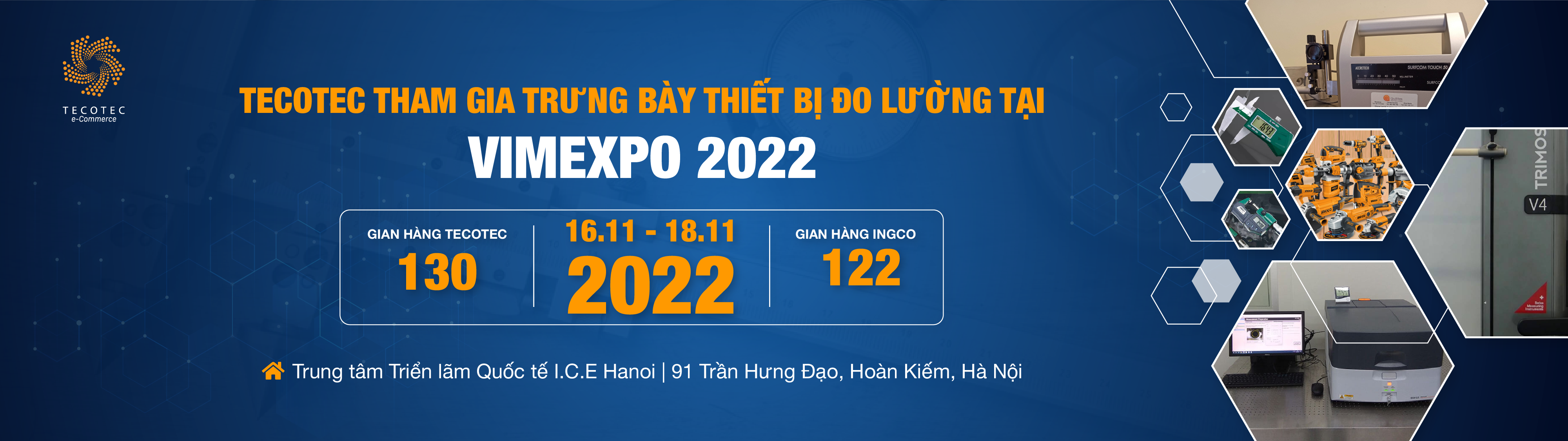 TECOTEC tham gia trưng bày thiết bị đo lường tại VIMEXPO 2022