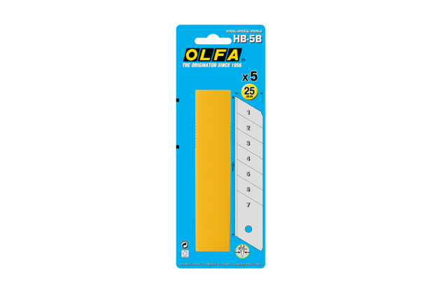 Lưỡi dao cắt màu bạc OLFA HB-5B