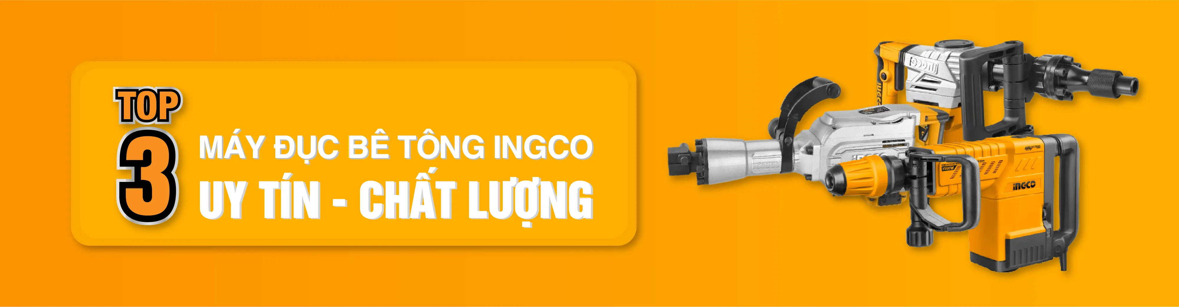 3 máy đục bê tông INGCO được đánh giá cao từ người dùng - Tecostore