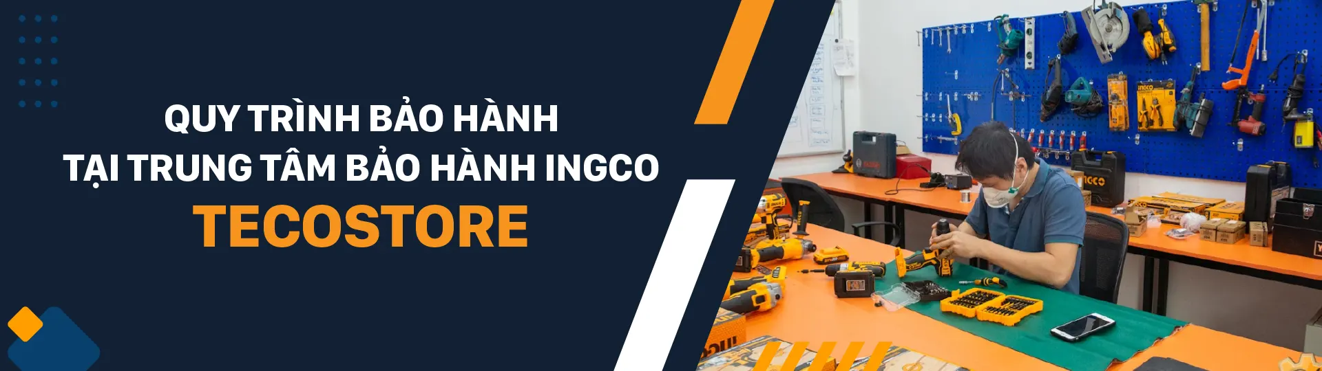 Quy trình bảo hành, sửa chữa tại trung tâm bảo hành Ingco - Tecostore