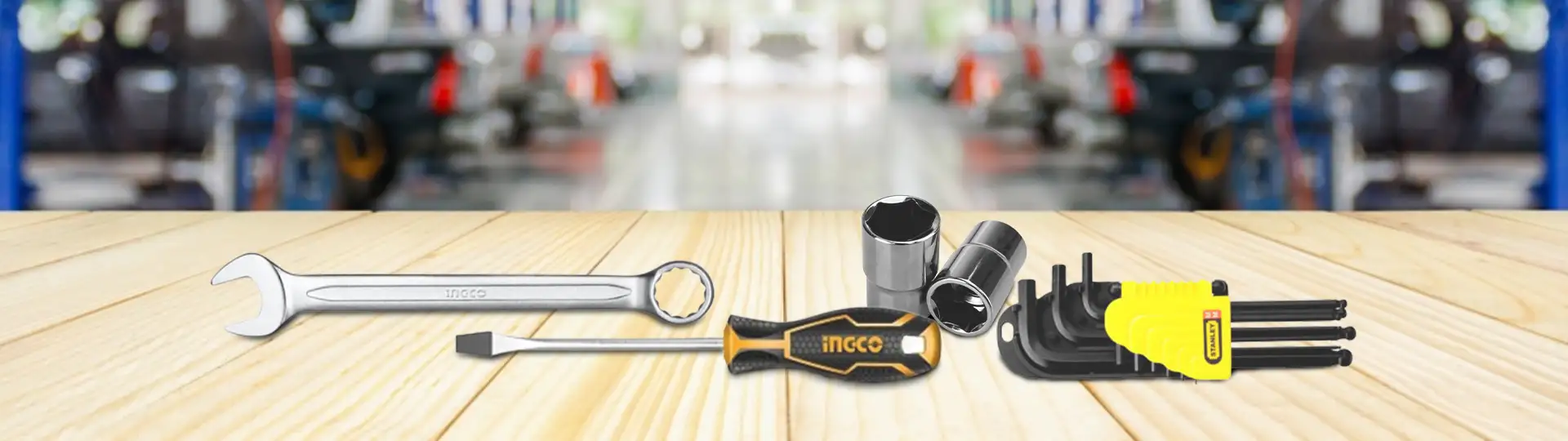 Nhóm dụng cụ cầm tay chuyên dùng để tháo lắp bu lông, đai ốc