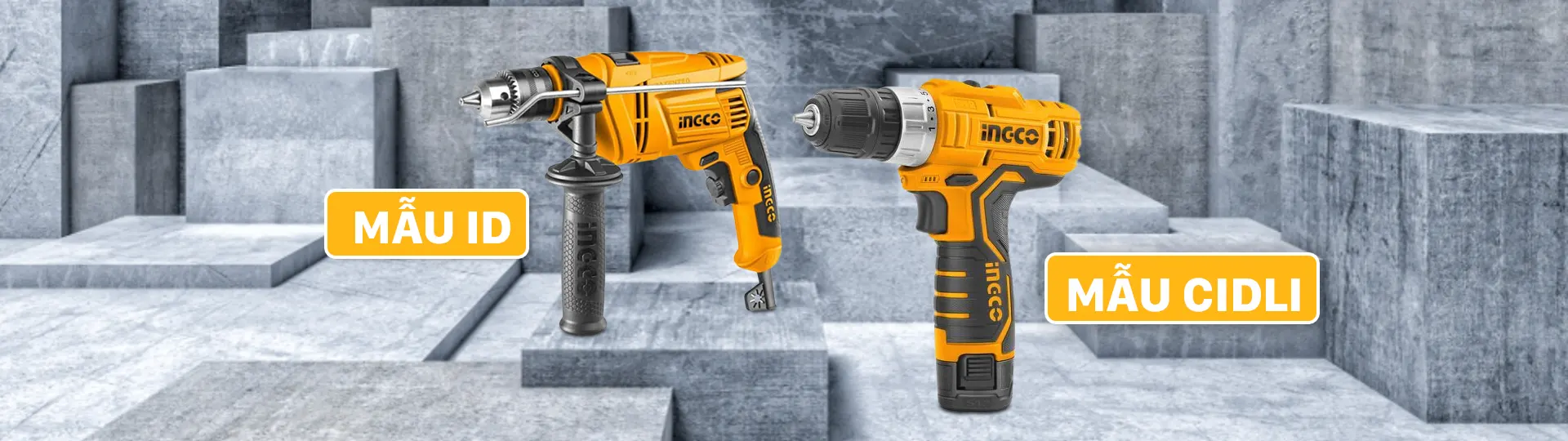 So sánh chất lượng hai mẫu máy khoan búa hãng INGCO: CIDLI vs ID