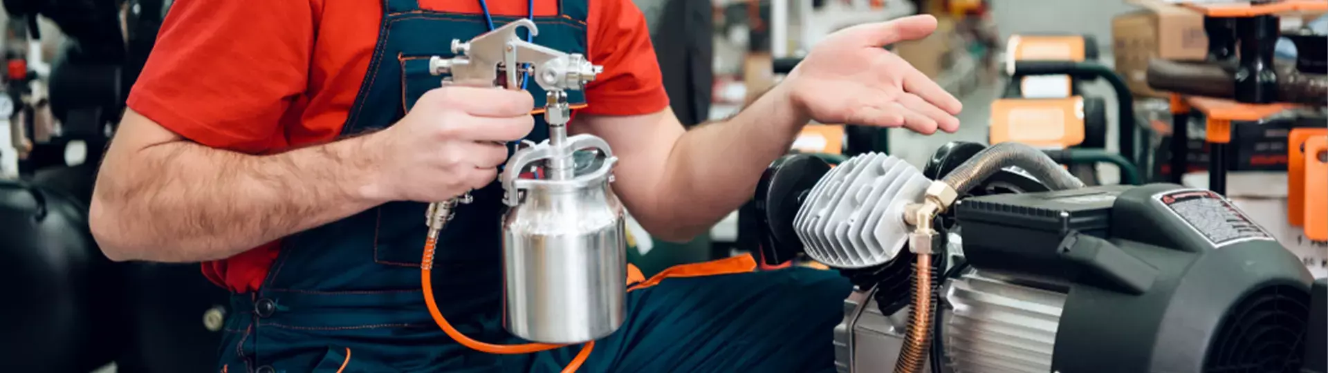 Tìm hiểu các loại súng phun sơn khí nén và cơ chế hoạt động