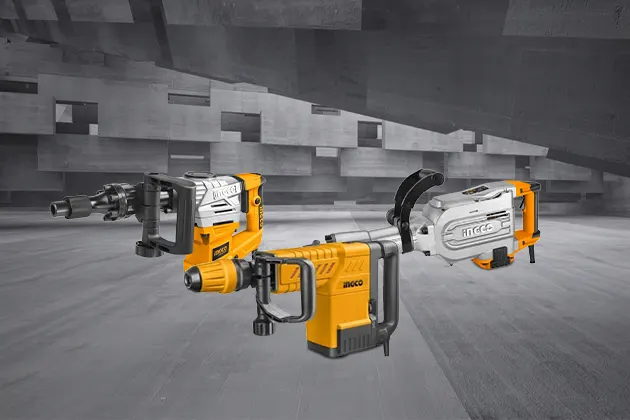 Top 3 máy đục bê tông INGCO cỡ lớn siêu mạnh cho thi công cầu đường