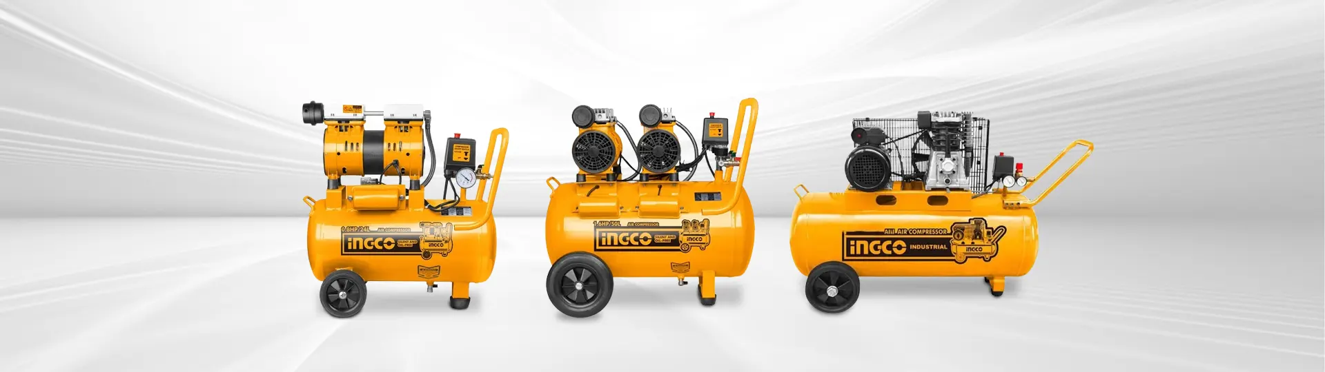 Top 3 sản phẩm máy nén khí chính hãng thương hiệu INGCO
