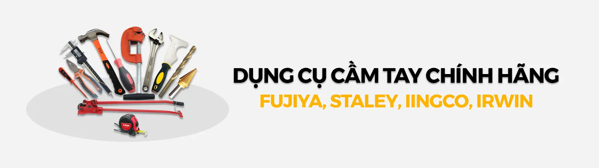 Dụng cụ cầm tay chính hãng Fujiya, Stanley, Ingco, Irwin | Tecostore