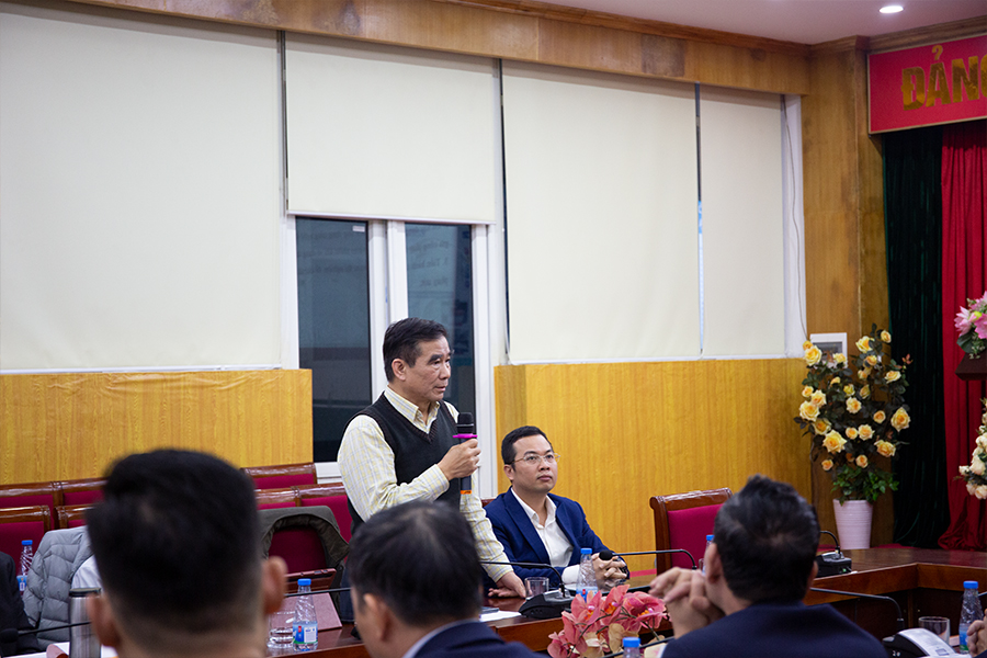 PGS TS Vũ Khánh Xuân chia sẻ kinh nghiệm tại Hội thảo