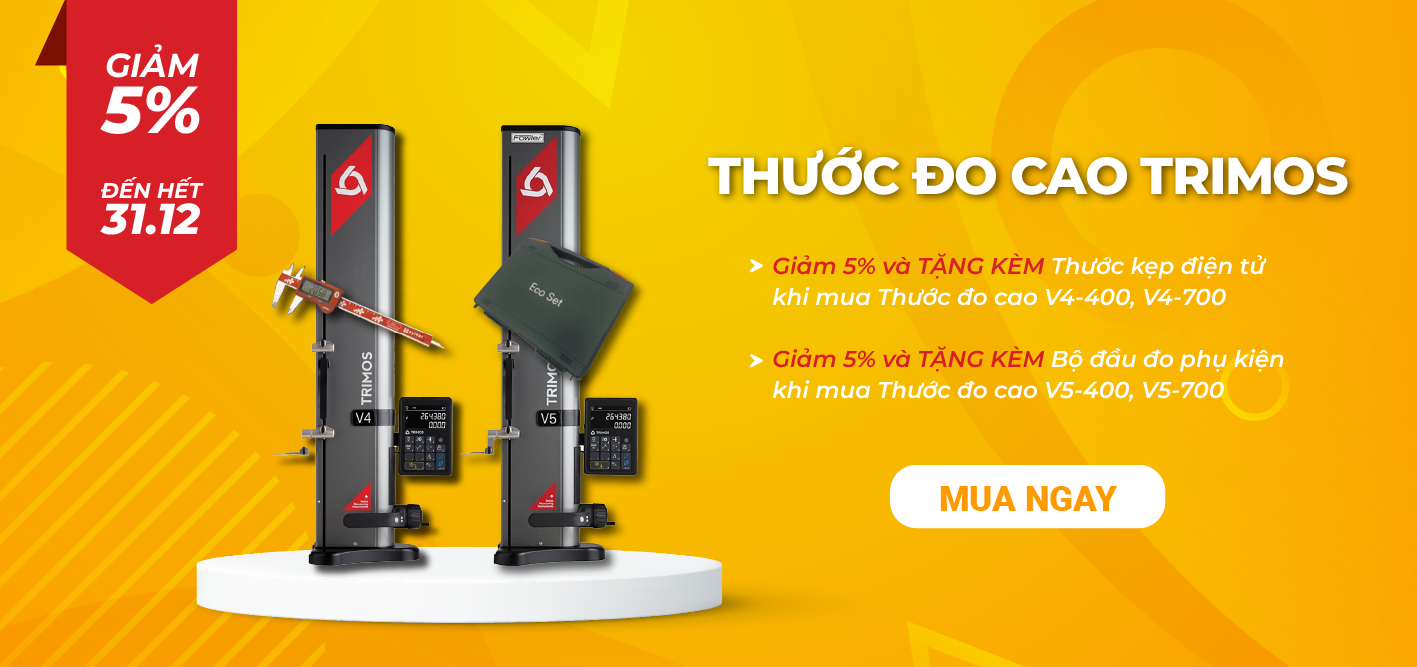 Giảm giá 5% Thước đo cao Trimos