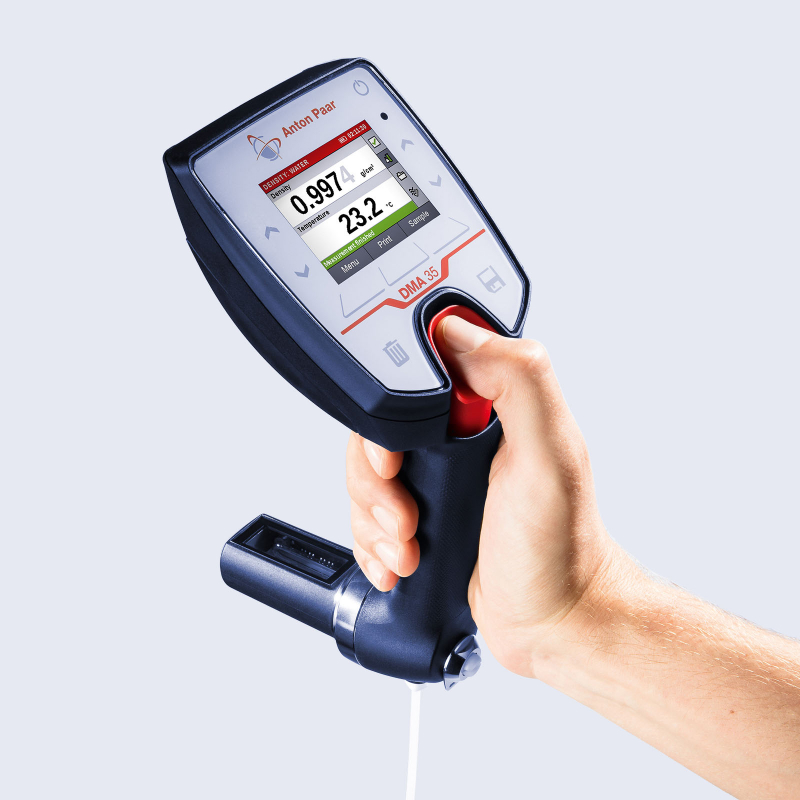 Tỷ trọng kế cầm tay đo pin axit Anton Paar DMA 35 Ampere