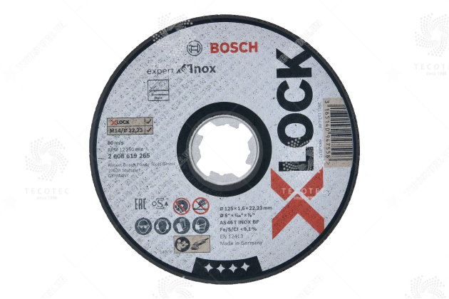 Đá cắt X-Lock Bosch 2608619265