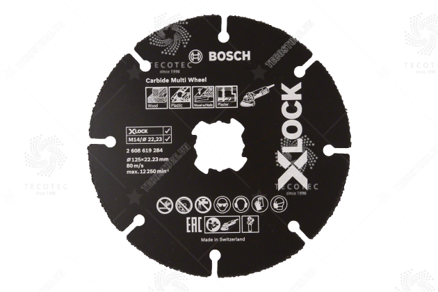 Đá cắt X-Lock Bosch 2608619284