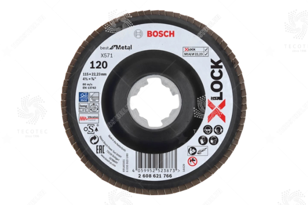 Đĩa nhám xếp Bosch X-LOCK X571 2608621766