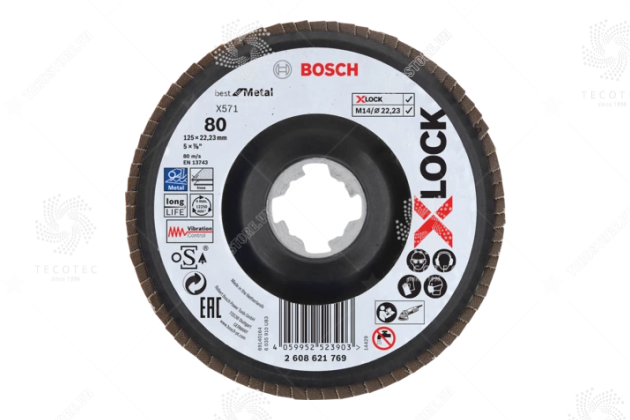 Đĩa nhám xếp Bosch X-LOCK X571 2608621769