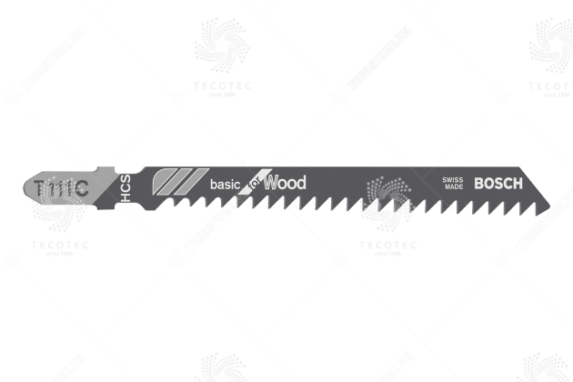 Bộ 5 lưỡi cưa lọng cho gỗ Bosch T111C 2608630033