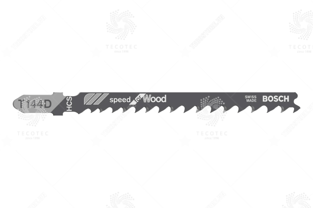 Bộ 5 lưỡi cưa lọng cho gỗ Bosch T144D 2608630040