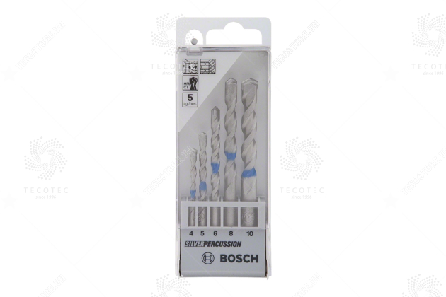 Bộ 5 mũi khoan bê tông Bosch CYL-3 2608680726