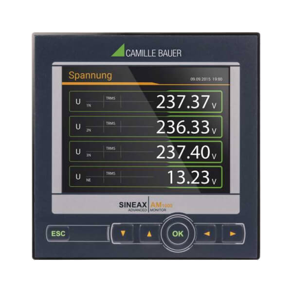 Thiết bị đo hiển thị các tham số điện Camille Bauer SINEAX AM1000