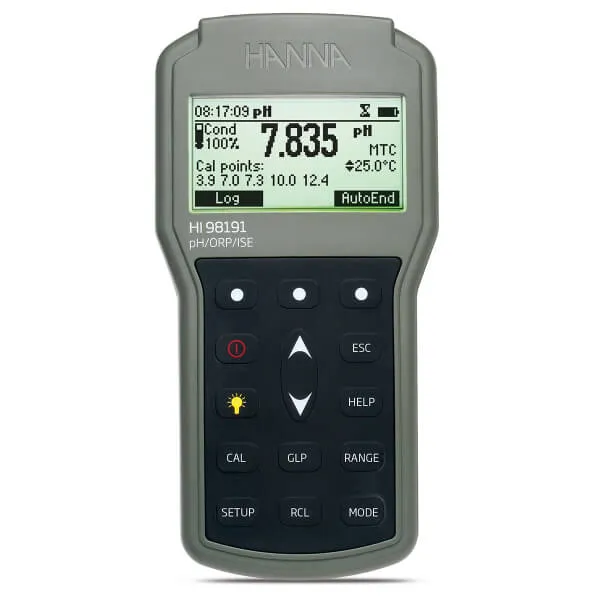 Máy đo nhiệt độ/pH/ORP/ISE Hanna HI98191 (chống thấm nước)