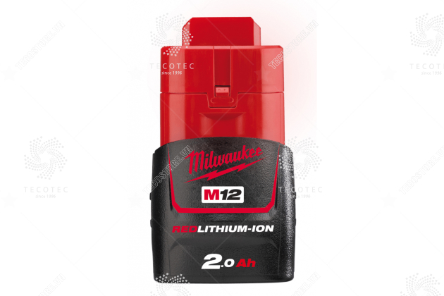 Pin 12V 2Ah Redlithium-ion Milwaukee M12B2