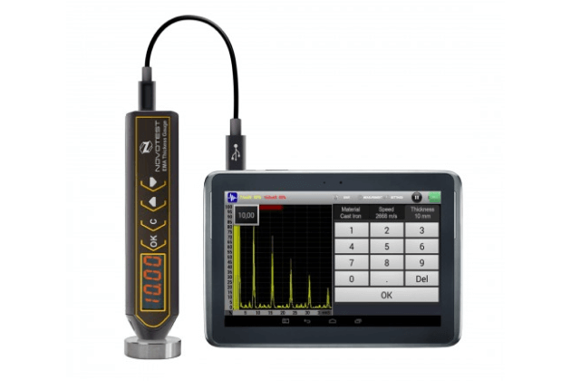 Máy đo độ dày bằng phương pháp siêu âm Novotest UT-3K-EMA