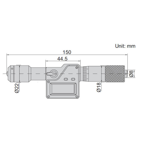 Thước panme đo trong điện tử dạng ống Insize 3521
