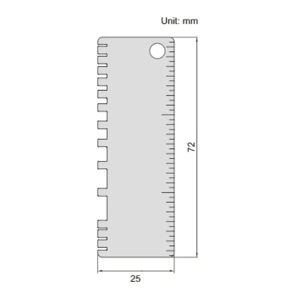 Dưỡng đo độ dày Insize 4853-1