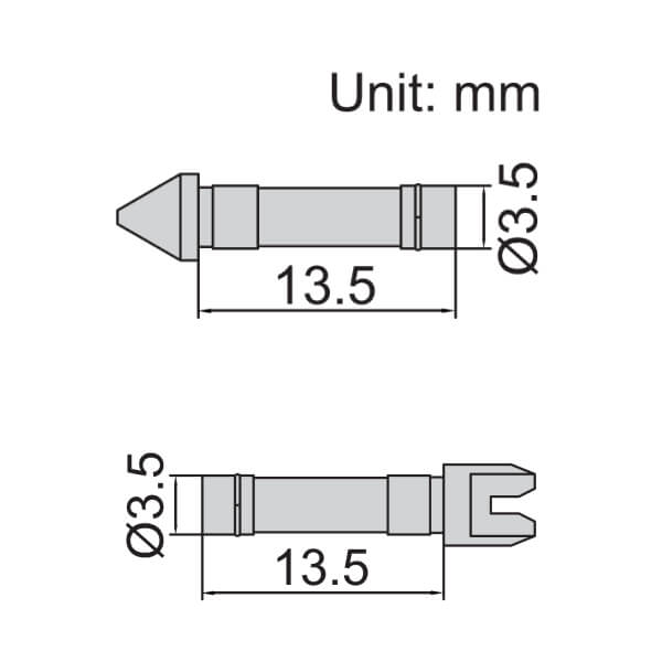 Đầu đo cho thước panme đo ren vít ngoài Insize 7384_T