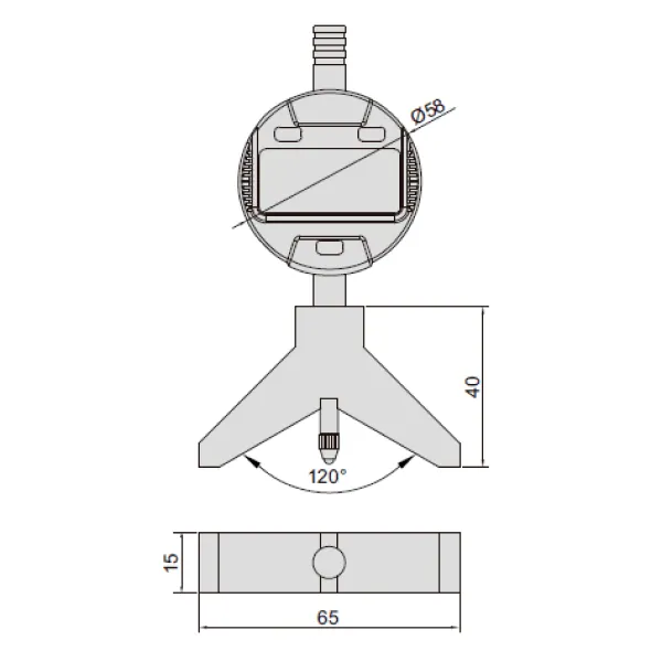 Đồng hồ đo bán kính Insize 2188-55