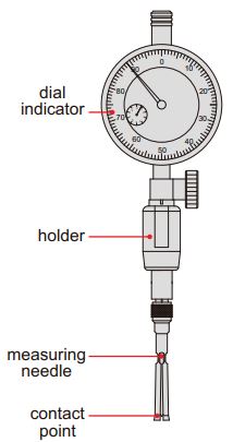 Đồng hồ đo lỗ kín kích thước nhỏ Insize 2427