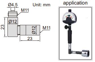 Dụng cụ đo lỗ (loại nêm) Insize 4653