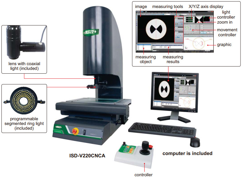 Kính hiển vi đo lường CNC Insize