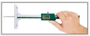 Thước đo sâu điện tử loại đầu đo tròn (không chống nước) Insize 1148