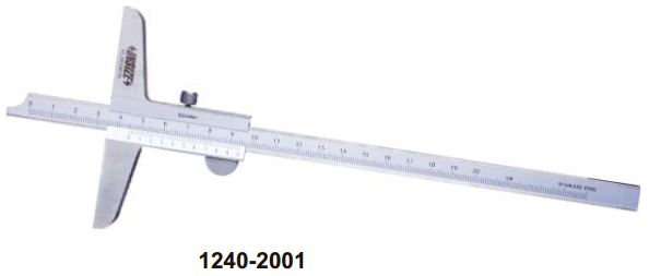 Thước đo sâu cơ khí (loại tiêu chuẩn) Insize 1240