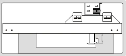 Thước đo độ sâu điện tử 2 ngàm móc Insize 1540-300