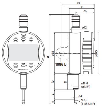 Đồng hồ so điện tử MarCator
