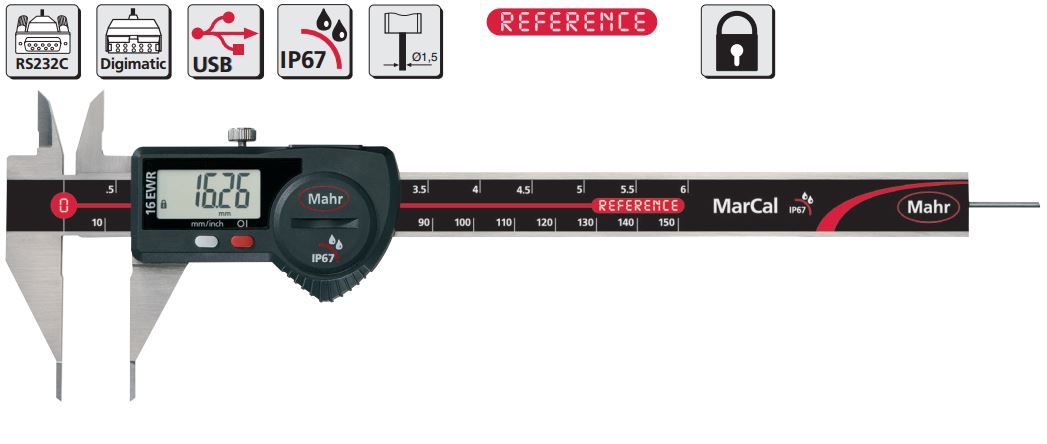 Thước kẹp điện tử cho ứng dụng đặc biệt MarCal 16 EWRi-SM / 16 EWR-SM
