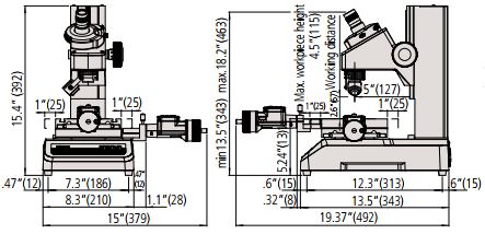 Kính hiển vi đo kiểm dụng cụ cắt Mitutoyo TM-505B/1005B