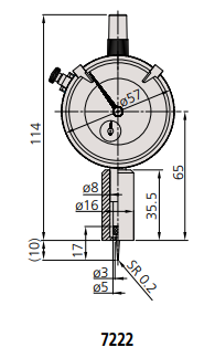 Đồng hồ đo sâu điện tử ABSOLUTE Mitutoyo Series 547