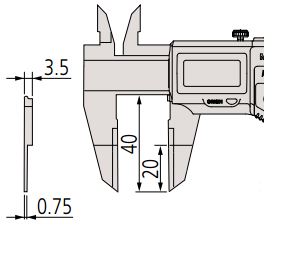 Thước kẹp điện tử Mitutoyo 573