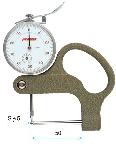 Đồng hồ đo độ dày ống Peacock